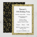 Search for 75 years old invitations Seventy five