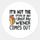 Search for weiners stickers July 4th
