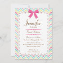 Search for chevron sweet 16 invitations Zigzag