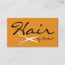 Recherche de fond orange cartes visite Coiffeur