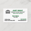 Search for garage door business cards Repair