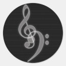 Recherche de clef basse autocollants Clef à trépied