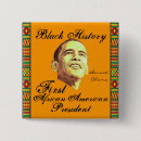 Search for first african american buttons Black