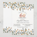 Search for garden 60th birthday invitations Wildflowers