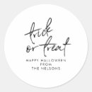 Recherche de faveurs de halloween Étiquettes