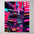 Search for neon posters Dystopian
