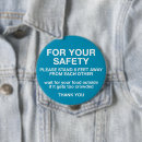 Search for safety buttons Social distancing