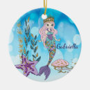Search for mermaid ornaments Under the sea