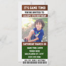 Search for football ticket birthday invitations Party