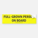 Search for adulting bumper stickers Driving