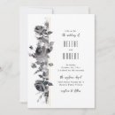 Recherche de asymétrique invitations Noir et blanc