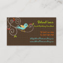 Search for tweeting business cards Blue