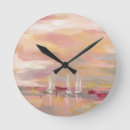 Recherche de nuages oranges horloges Rose
