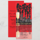 Recherche de la nuit de filles party invitations Fête d'anniversaire