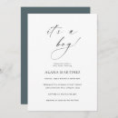 Search for formal baby shower invitations Calligraphy