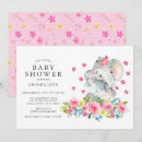 Search for watercolor elephant baby shower invitations Safari