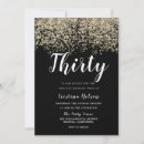 Search for mens 30th birthday invitations Golden