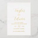 Search for gold foil save the dates Simple