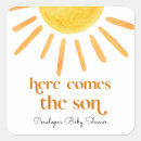 Recherche de soleil heureux autocollants Baby