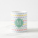 Search for rainbow polka dots mugs Circles