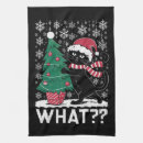 Search for black santa tea towels Xmas