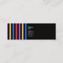 Recherche de rayures multicolores cartes visite Rayé