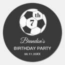 Search for 7th birthday boy stickers Soccer