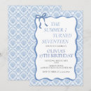 Search for seventeen birthday invitations Girl