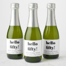 Search for mini wine labels Black and white
