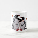 Recherche de amour de pingouin tasses Anniversaire