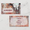 Search for rusted business cards Rustic