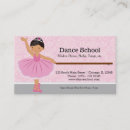 Recherche de ballerine mignonne cartes visite Ballet