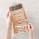 Search for tangerine wedding invitations Chic