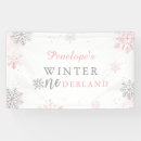 Search for winter onederland banners Girl