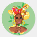 Search for african women stickers Black