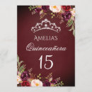 Search for burgundy and silver invitations Floral