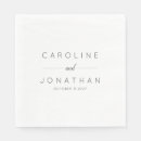 Search for napkin name date wedding napkins Elegant