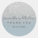Search for blue silver wedding stickers Script