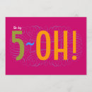 Search for big 5 birthday invitations Party