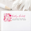 Search for love romantic return address labels Elegant