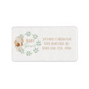 Search for elephant baby shower return address labels Watercolor