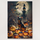 Recherche de maison hantée puzzles Halloween