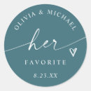 Search for teal wedding stickers Modern