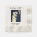 Search for 50th anniversary napkins Vow renewal
