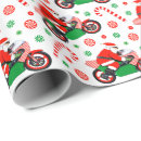 Recherche de noël moto papier cadeau Santa claus
