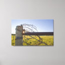 Search for barb wire canvas prints Ranch