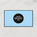 Search for blue border business cards Logo