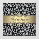 Recherche de société anniversaire invitations Noir