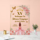 Search for quinceanera welcome signs Modern