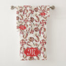 Search for candy canes bath towels Pattern